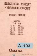 Amada-Amada Z-II Type, Press Brake, Electeical Circuit and Hydraulic Circuit Manual-Z-II-Z2-ZII-01